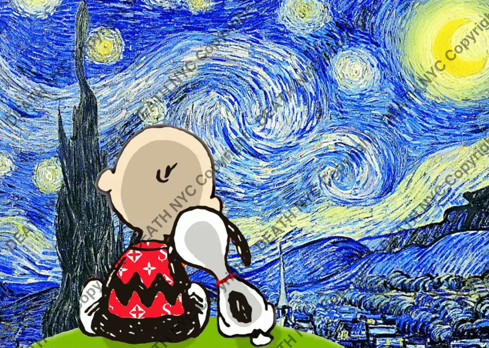Deathf332 Snoopy (Edition Of 100) (2020) Art Print