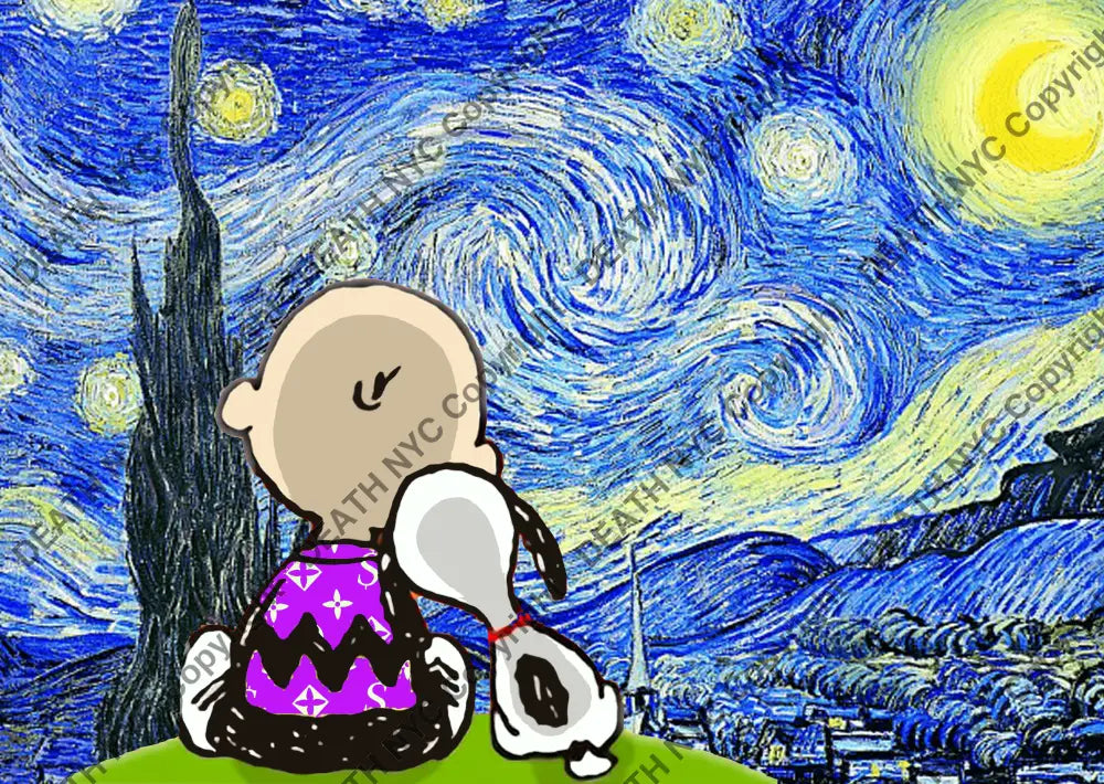 Deathf333 Snoopy (Edition Of 100) (2020) Art Print
