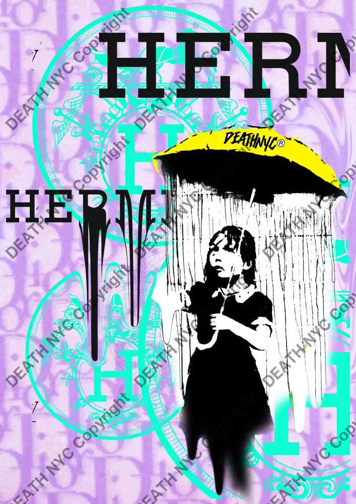 Deathf802 Rain (Edition Of 100) (2020) Art Print