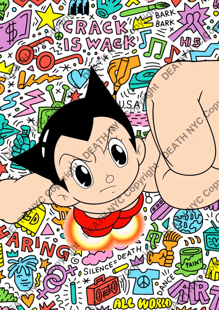 Deathf966 Astro Boy (Edition Of 100) (2022) Art Print
