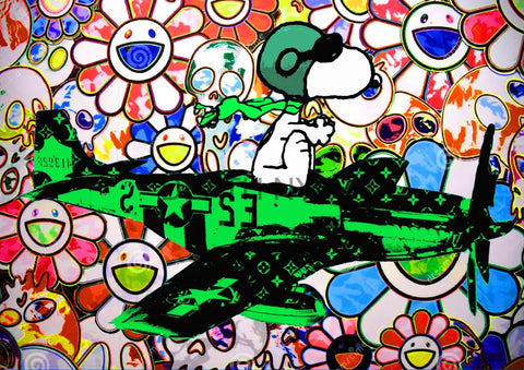 Deathj851 Snoopy 45X32Cm (Edition Of 100) (2020) Art Print