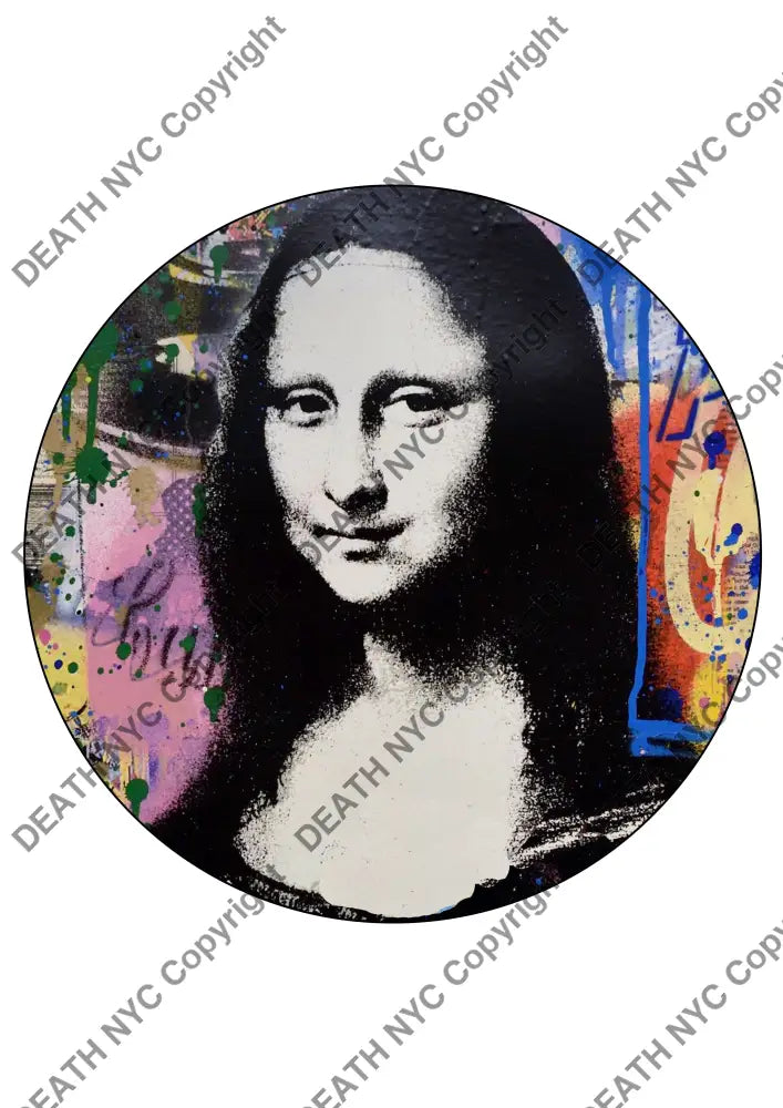 Deathm3592 Mona 32X32Cm (Edition Of 100) (2022) Art Print