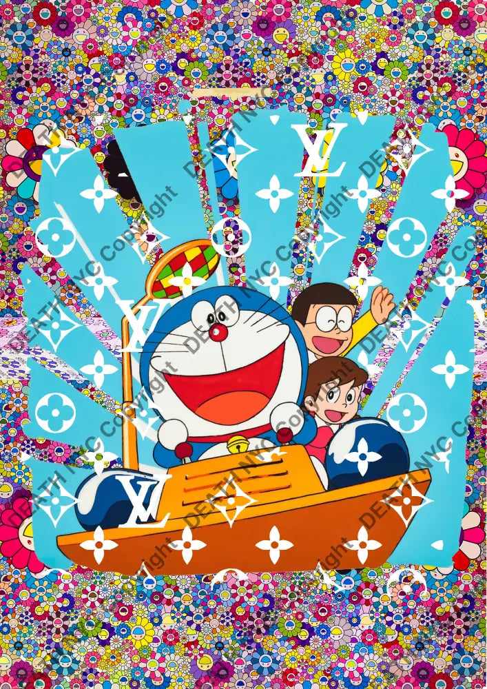 Deathm5932 Doraemon (Edition Of 100) (2022) Art Print