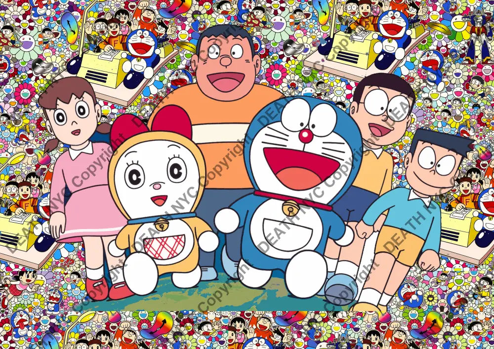 Deathm5942 Doraemon (Edition Of 100) (2022) Art Print