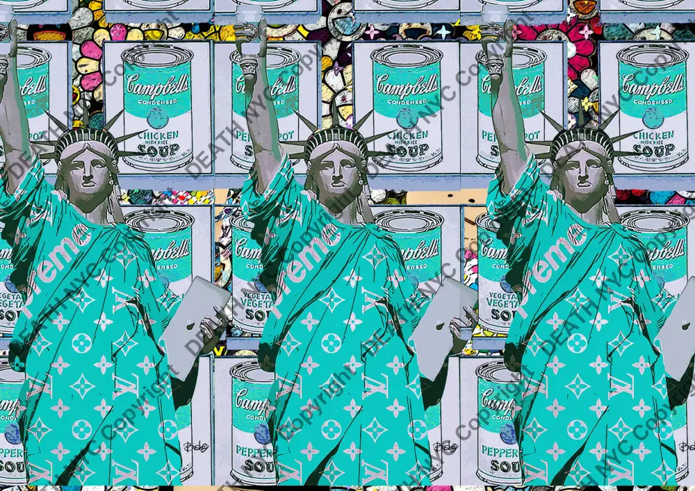 Deathm6110 Statue Of Liberty (Edition Of 100) (2022) Art Print