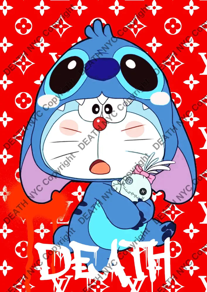 Deathma147 Doraemon (Edition Of 100) (2022) Art Print
