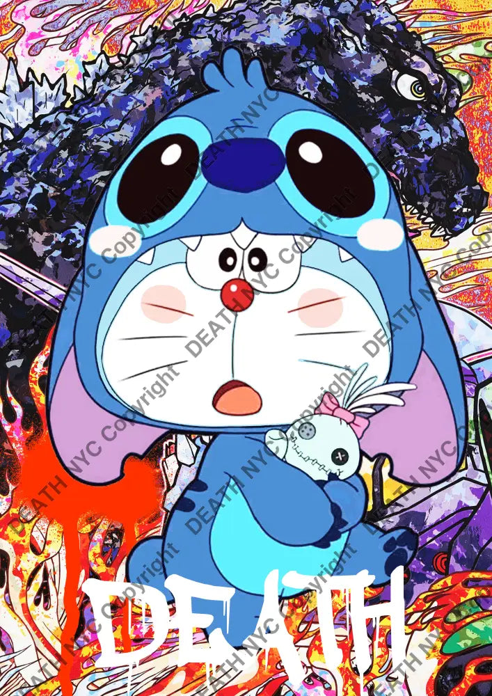 Deathma149 Doraemon (Edition Of 100) (2022) Art Print