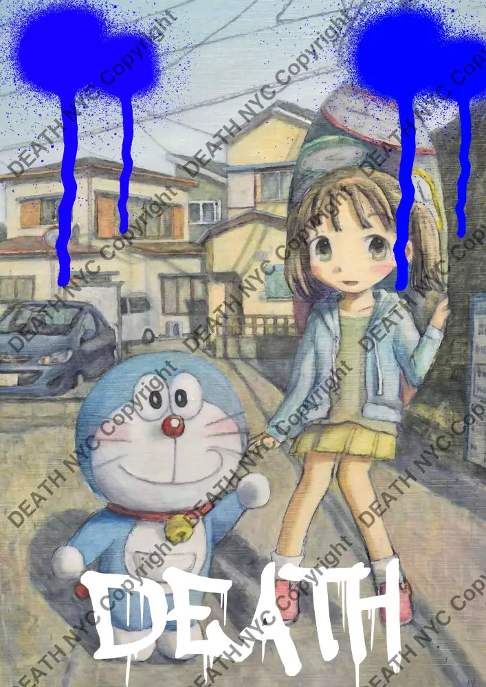 Deathma250 Doraemon (Edition Of 100) (2022) Art Print
