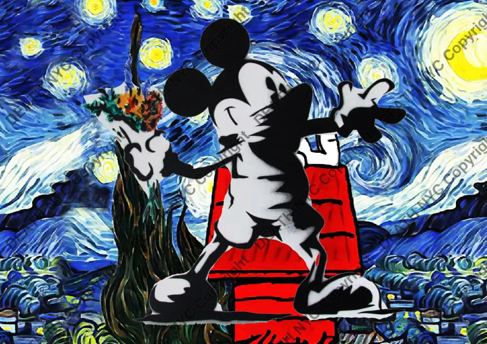 Deathma908 Mickey (Edition Of 100) (2022) Art Print