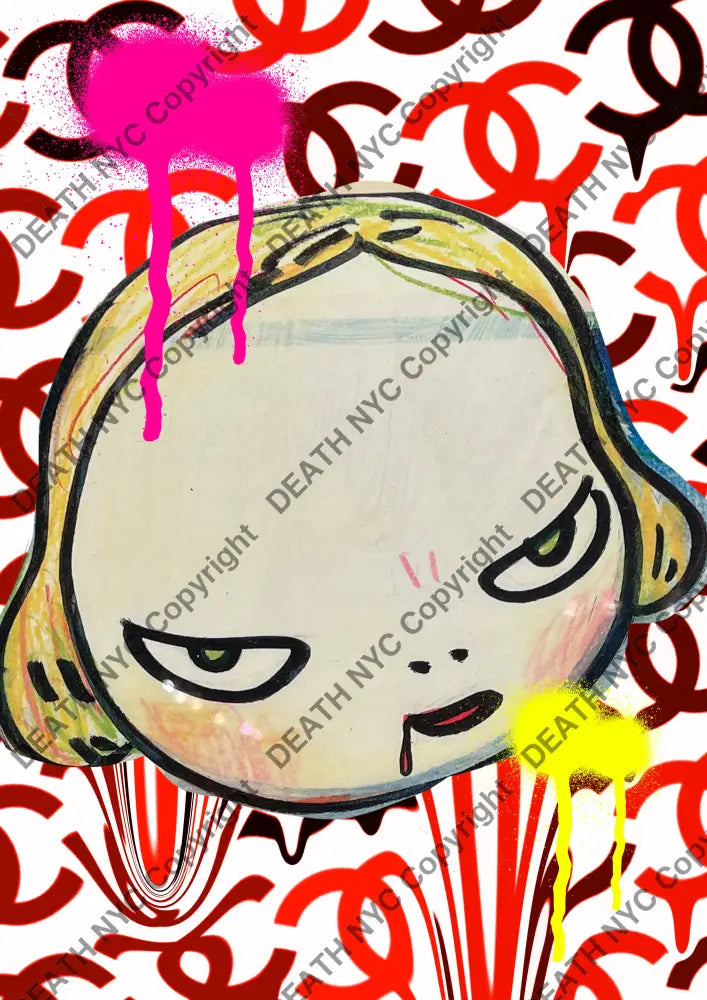 Deathma933 Cute (Edition Of 100) (2022) Art Print