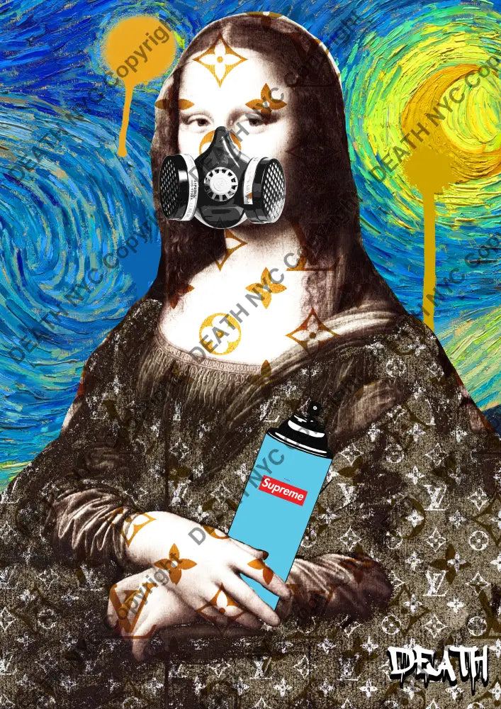 Deathmc35 Mona Lisa (Edition Of 100) (2022) Art Print