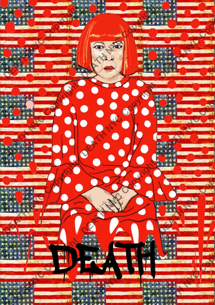 Deathme304 Kusama 45X32Cm (Edition Of 100) (2023) Art Print