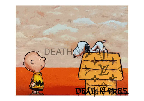 Deathme496 Snoopy 45X32Cm (Edition Of 100) (2023) Art Print