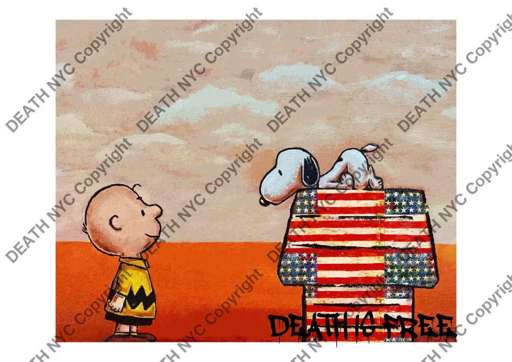 Deathme497 Snoopy 45X32Cm (Edition Of 100) (2023) Art Print