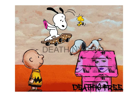 Deathme499 Snoopy 45X32Cm (Edition Of 100) (2023) Art Print