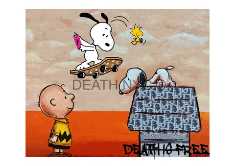 Deathme500 Snoopy 45X32Cm (Edition Of 100) (2023) Art Print