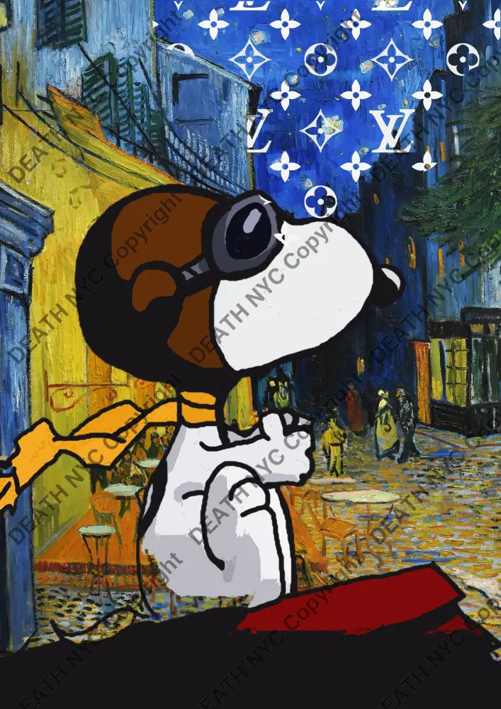 Deathmf842 45X32Cm Snoopy (Edition Of 100*) (2023) Art Print