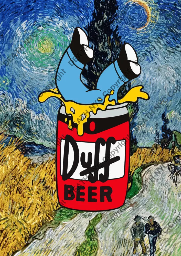 Deathmg138 45X32Cm Simpson (Edition Of 100*) (2023) Art Print