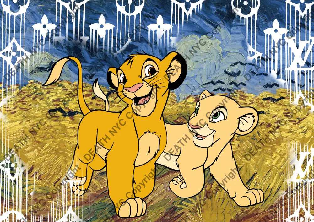 Deathmg522 45X32Cm Lion (Edition Of 100*) (2023) Art Print