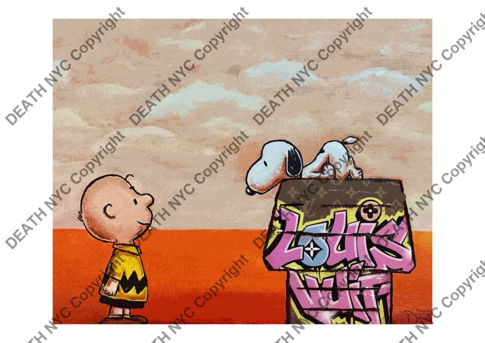 Deathmg615 45X32Cm Snoopy (Edition Of 100*) (2023) Art Print