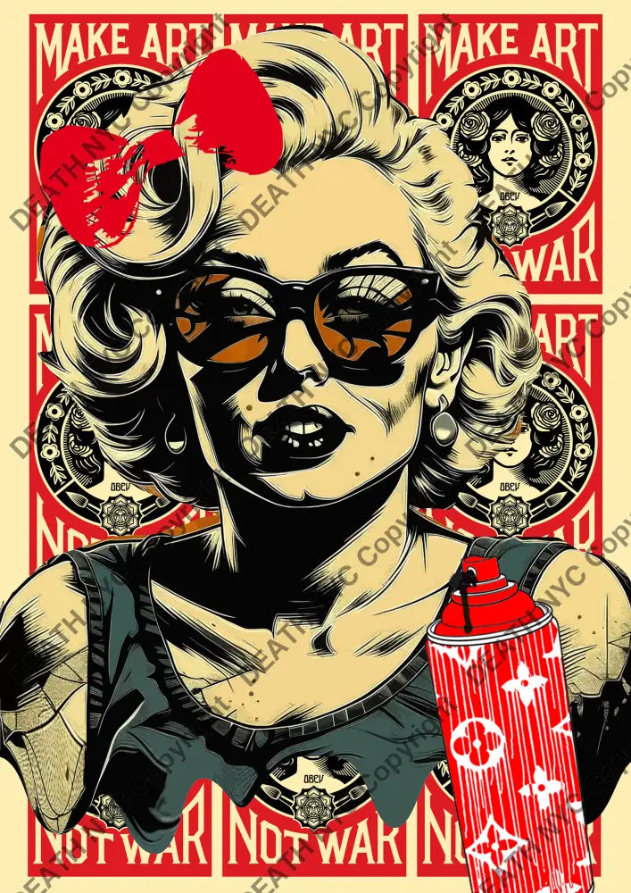 ’Deathmh1182’ 45X32Cm Monroe (Edition Of 100*) (2023) Art Print