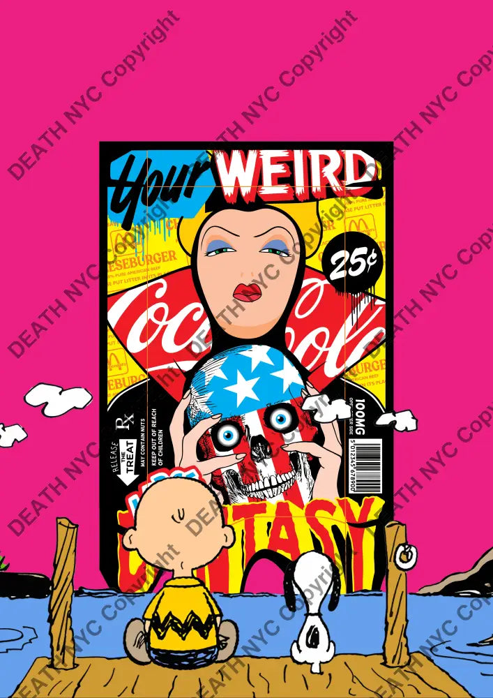 ’DEATHMH1318’’ 45x32cm (Edition of 100*) (2023) silly Art Print