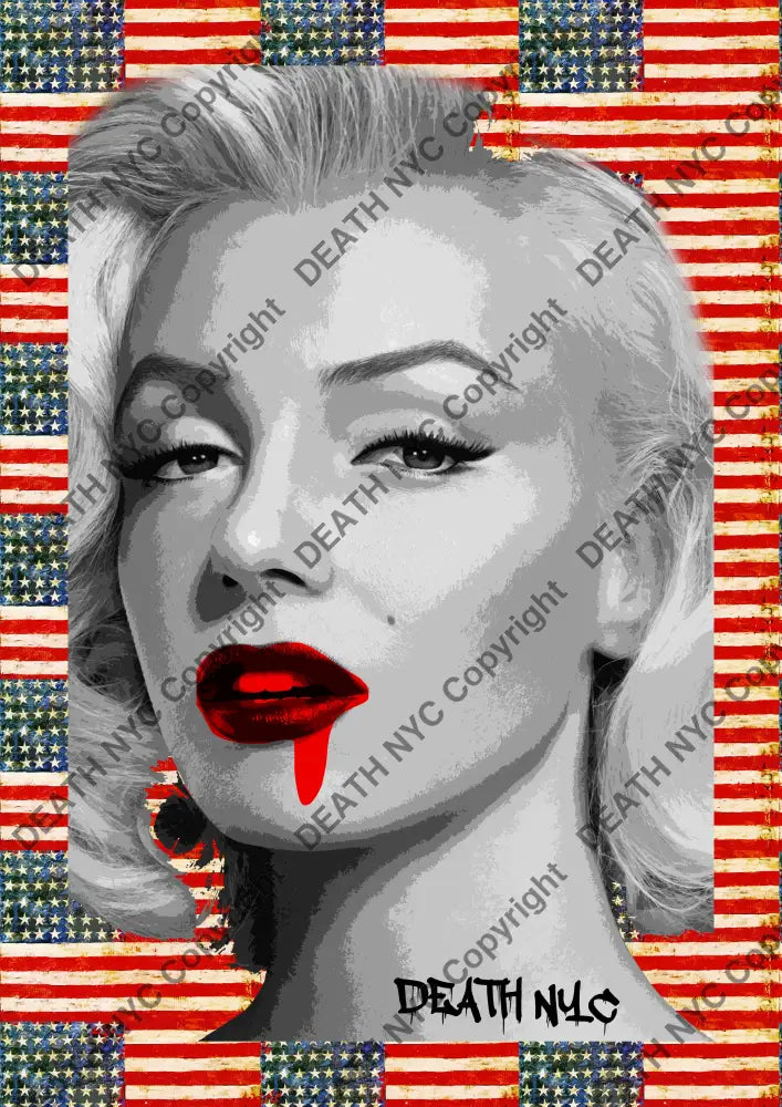 ’Deathmh1331’ 45X32Cm Monroe (Edition Of 100*) (2023) Art Print