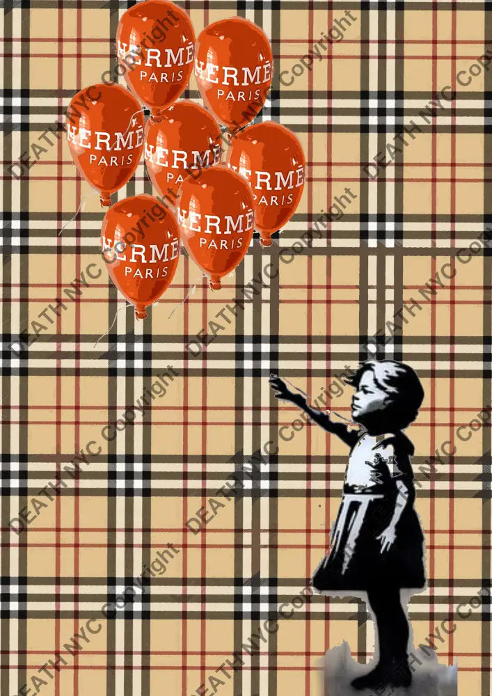 ’Deathmh608’ 45X32Cm Banksy (Edition Of 100*) (2023) Art Print