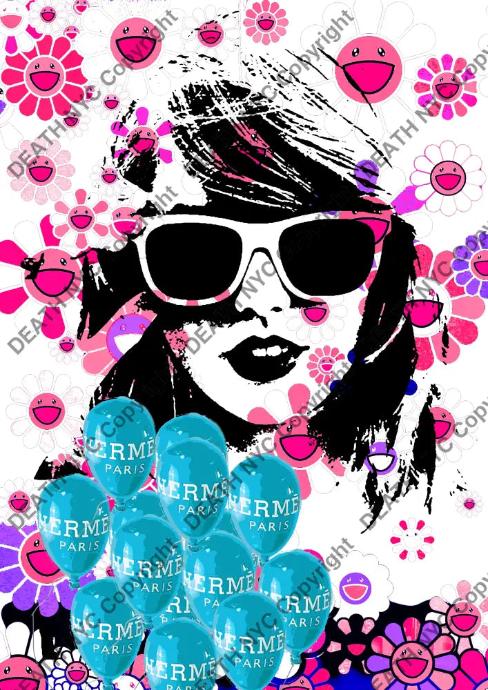 ’Deathmh745’ 45X32Cm Taylor Swift (Edition Of 100*) (2023) Art Print