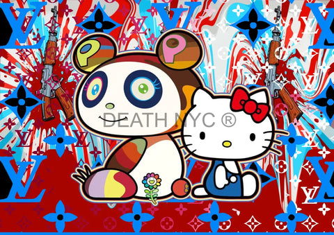 ’Deathmi1106’ 45X32Cm Kitty (Edition Of 100*) (2023) Art Print