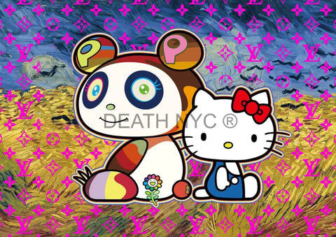 ’Deathmi1107’ 45X32Cm Kitty (Edition Of 100*) (2023) Art Print