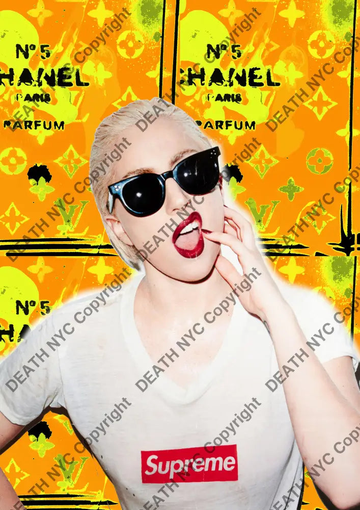 ’Deathmi320’ 45X32Cm Gaga (Edition Of 100*) (2023) Art Print