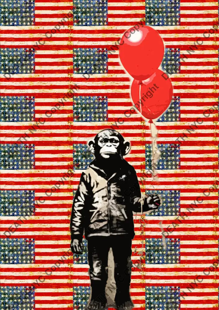 ’Deathmi354’ 45X32Cm Banksy (Edition Of 100*) (2023) Art Print