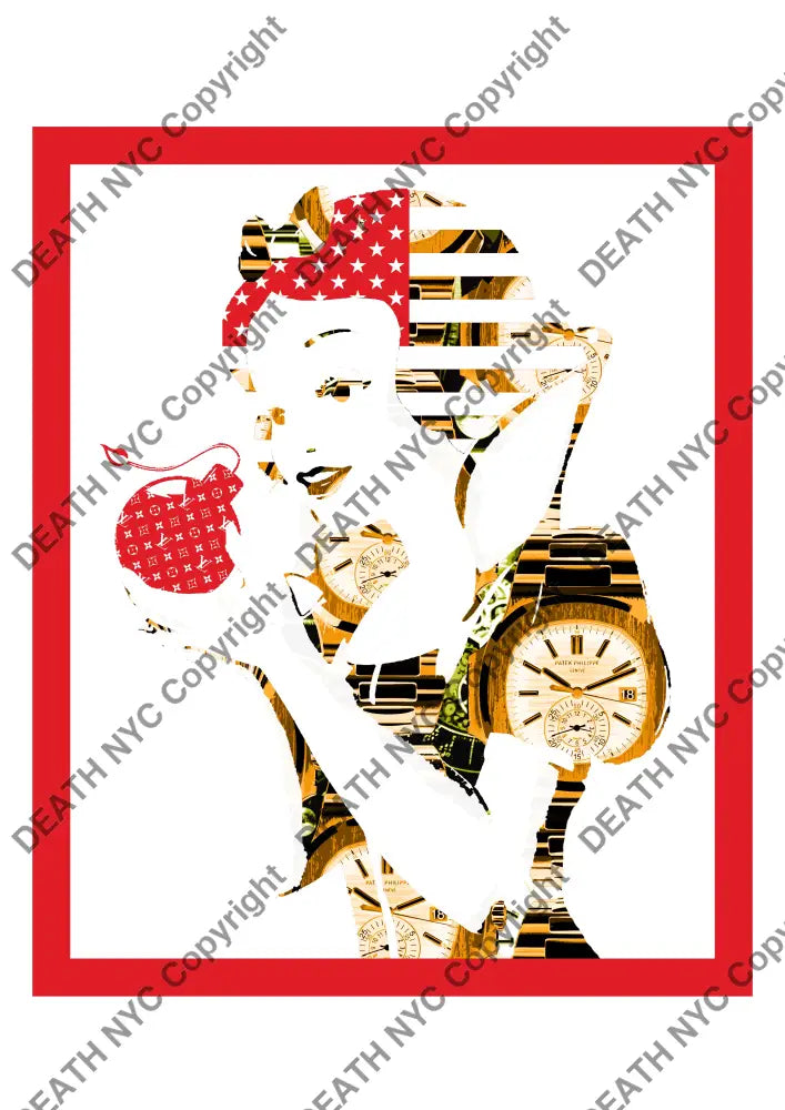 ’Deathmi364’ 45X32Cm Snow White (Edition Of 100*) (2023) Art Print