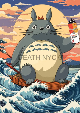 ’Deathmj551’ 45X32Cm Totoro (Edition Of 100*) (2024) Art Print