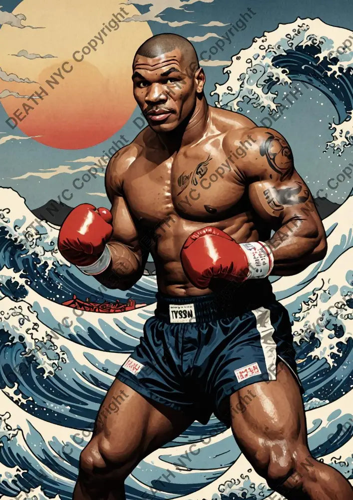 ’Deathmj663’ 45X32Cm Tyson (Edition Of 100*) (2024) Art Print