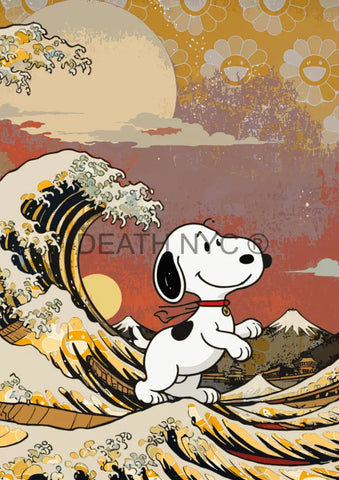 ’Deathmj937’ 45X32Cm Snoopy (Edition Of 100*) (2024) Art Print