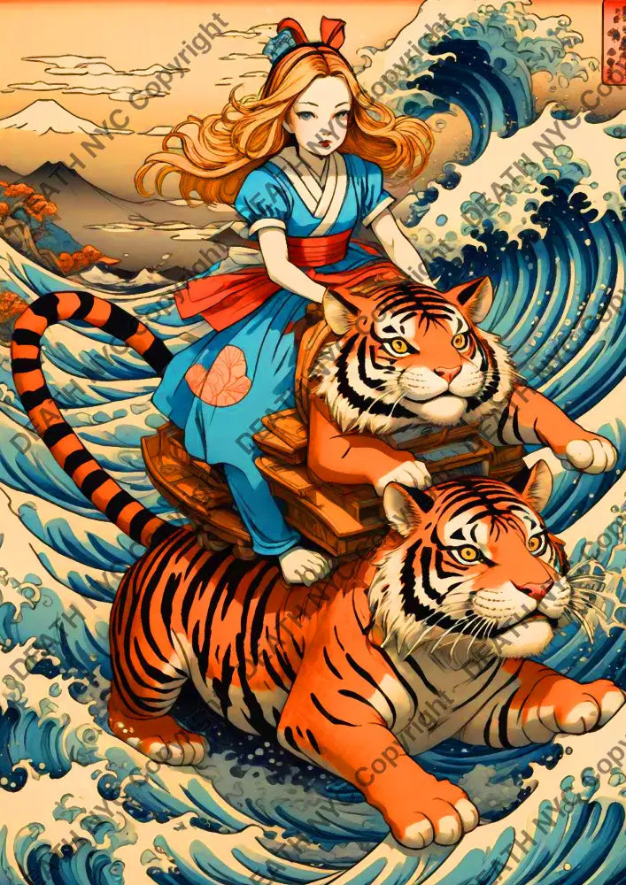 ’Deathmm138’ 45X32Cm Alice (Edition Of 100*) (2024) Art Print