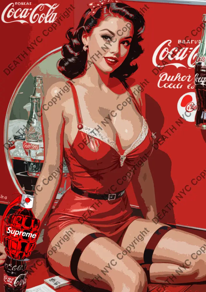 ’Deathmo203’’ 45X32Cm (Edition Of 100*) (2024) Cok Girl Art Print