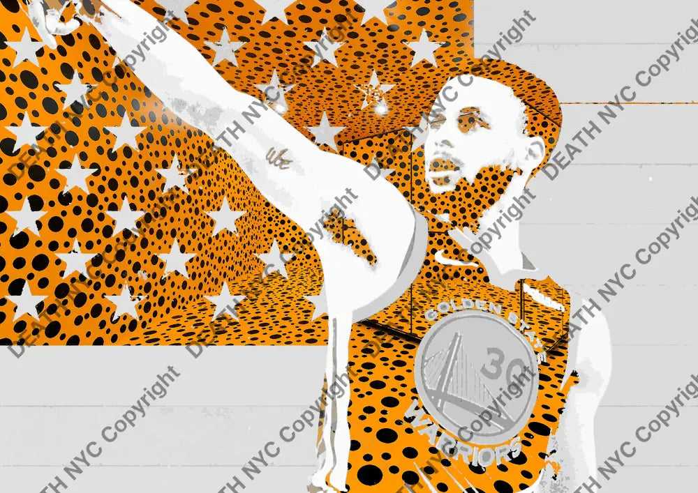 ’Deathmr40’ 45X32Cm Curry (Edition Of 100*) (2024) Art Print