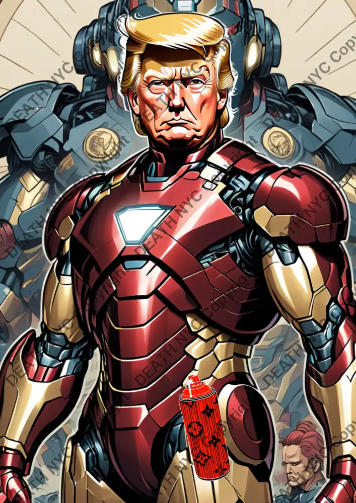 ’Deathmw138’ 45X32Cm Trump (Edition Of 100*) (2024) Art Print