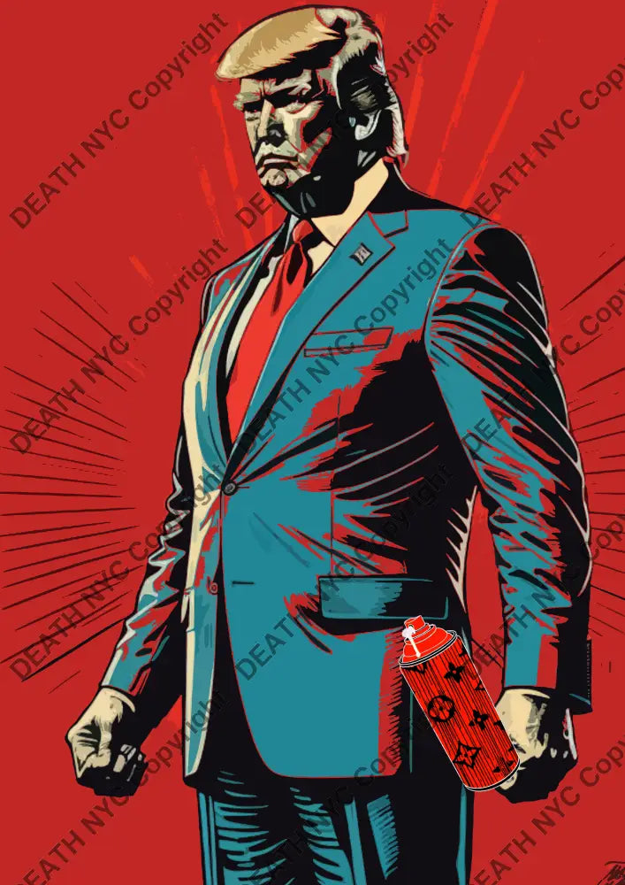 ’Deathmw139’ 45X32Cm Trump (Edition Of 100*) (2024) Art Print