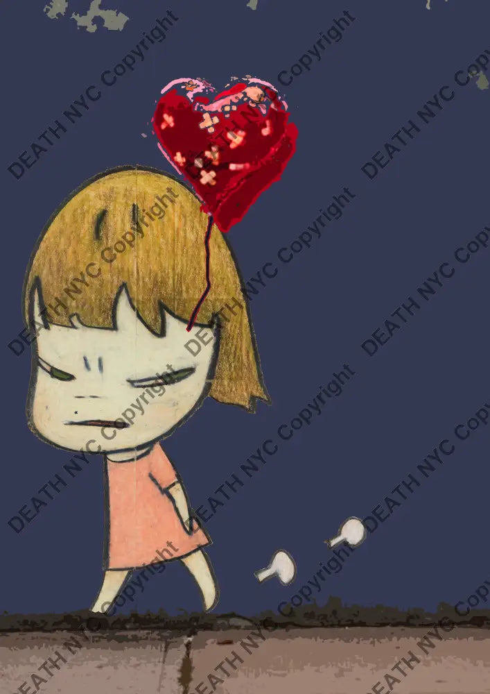 ’Deathnf25’ 45X32Cm Cute (Edition Of 100*) (2024) Art Print