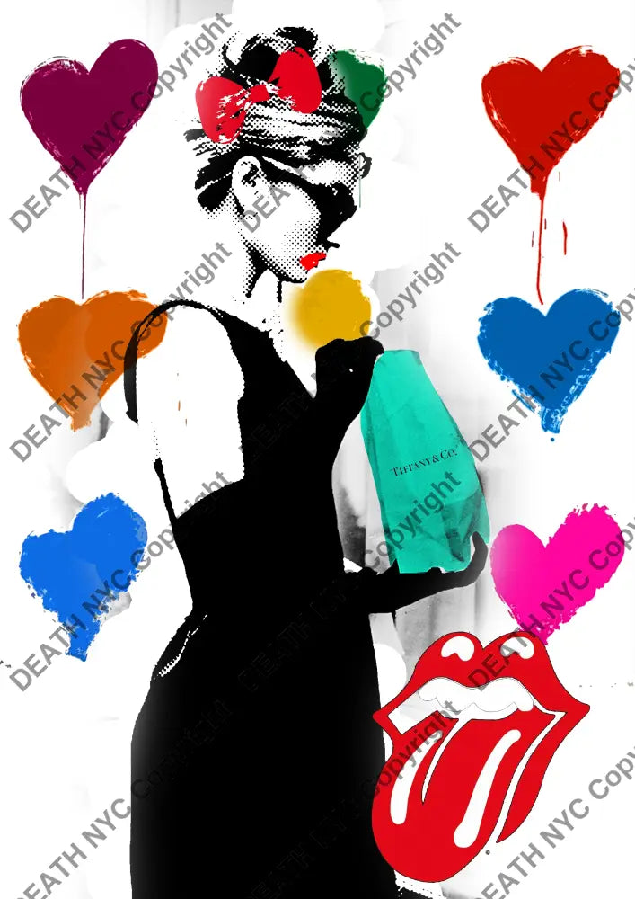 ’Deathng113’ 45X32Cm Audrey (Edition Of 100*) (2024) Art Print