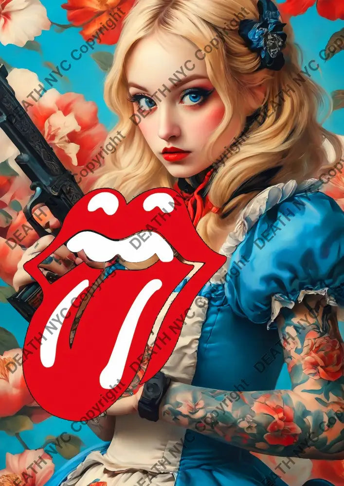 ’Deathng145’ 45X32Cm Alice Stone (Edition Of 100*) (2024) Art Print