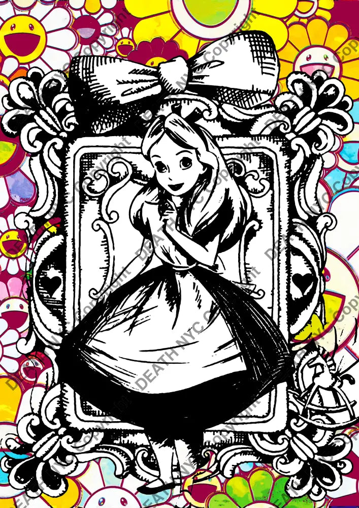 ’Deathnr155’’ 45X32Cm Alice (Edition Of 100*) (2024) Art Print