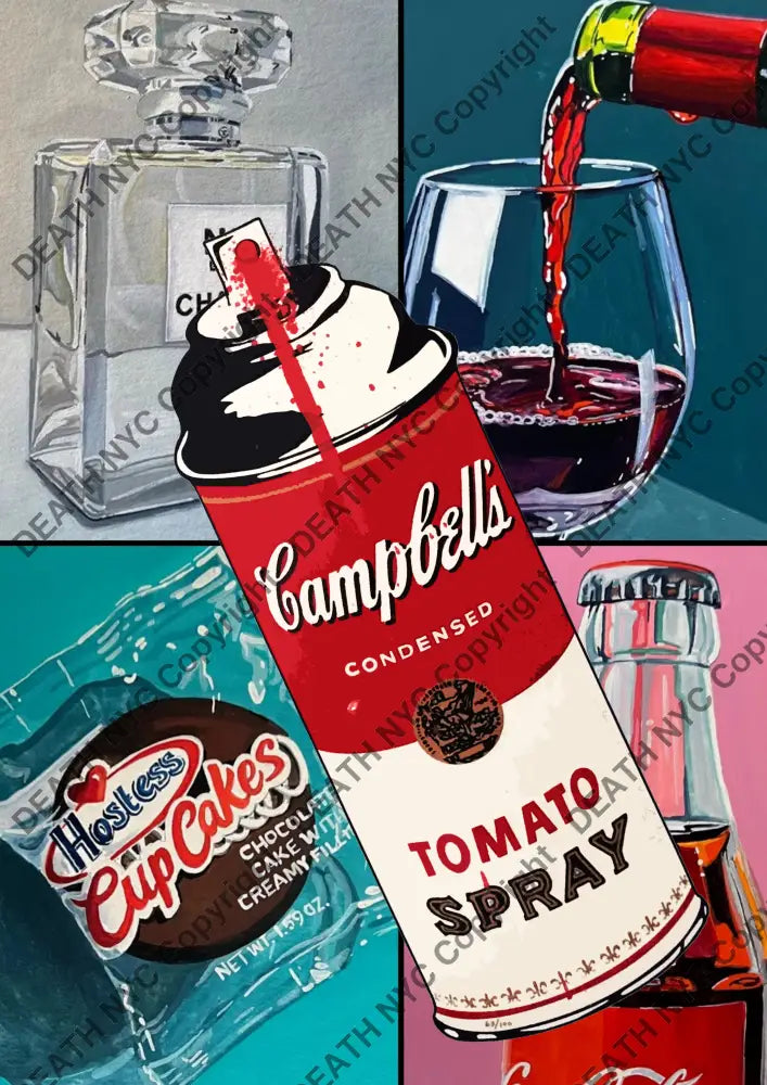 ’Deathnw18’’ 45X32Cm Warhol (Edition Of 100*) (2024) Art Print