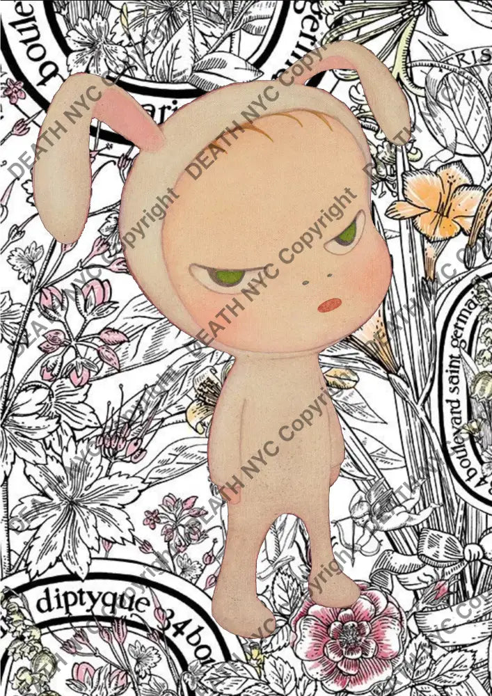 ’Deathnz76’’ 45X32Cm Cute (Edition Of 100*) (2024) Art Print