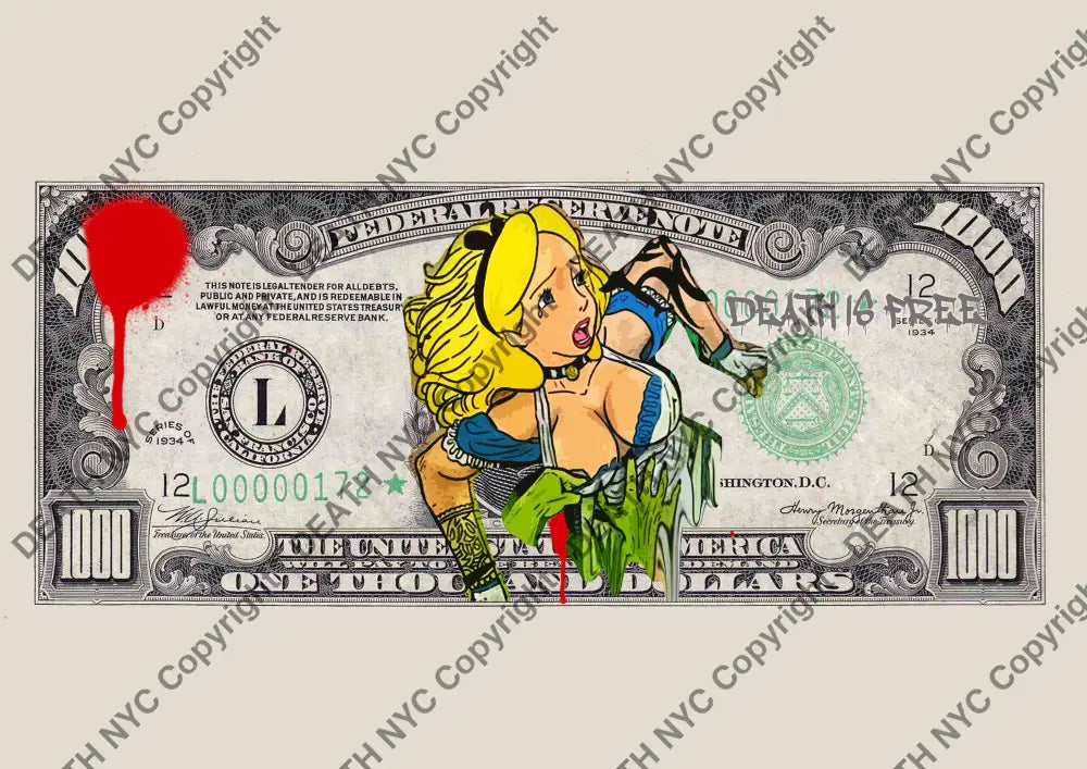 Deathp204 Alice (Edition Of 100) (2022) Art Print