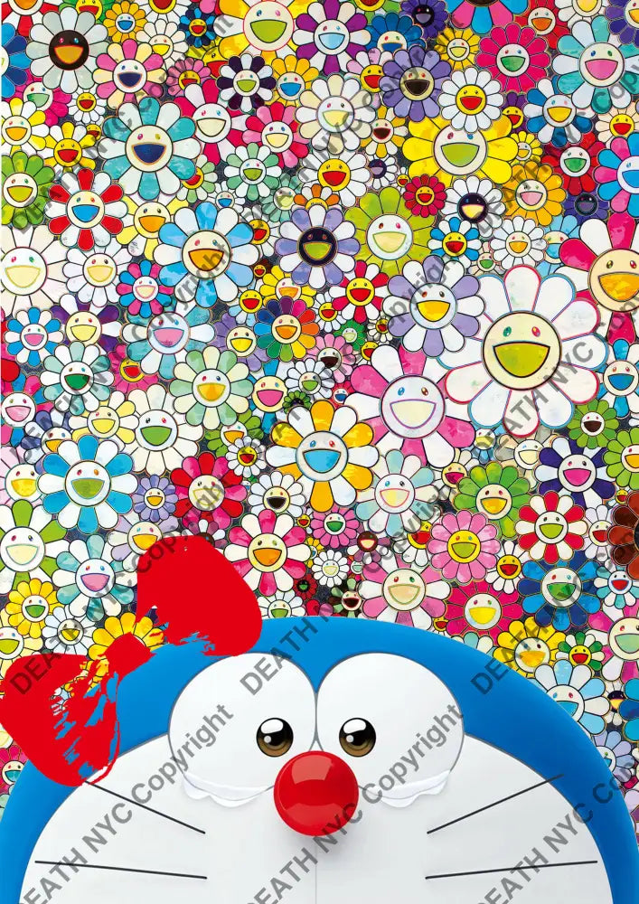 Deathp500 Doraemon (Edition Of 100) (2022) Art Print